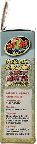 Zoo Med Hermit Crab Salt Water Conditioner in Saudi Arabia