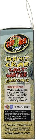 Zoo Med Hermit Crab Salt Water Conditioner in Saudi Arabia