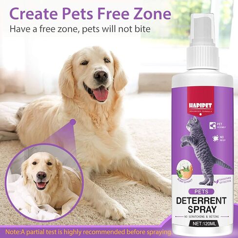 Inscape Data Cat Deterrent Spray, Cat Repellent Spray for Furniture & Plants, Effective Cat Deterrent Indoor & Outdoor for Pet Behavior Training, Keep Cats Off - Indoor & Outdoor Use in Kuwait