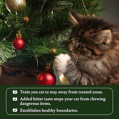 Cat Deterrent Spray with Rosemary Oil, Lemongrass & Cinnamon to Stop Cat Scratching Furniture, Plants, Floors and More - Non-Toxic - Made in USA in Kuwait