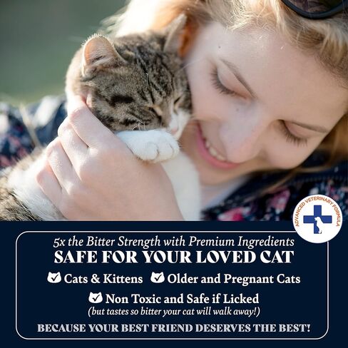 Cat Deterrent Spray with Rosemary Oil, Lemongrass & Cinnamon to Stop Cat Scratching Furniture, Plants, Floors and More - Non-Toxic - Made in USA in Kuwait