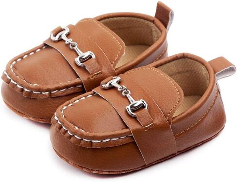 Anrenity Baby Loafer للرضع والأطفال الصغار والأولاد والبنات، فستان ناعم سهل الارتداء، حذاء مسطح بدون كعب لمرحلة ما قبل المشي in Kuwait