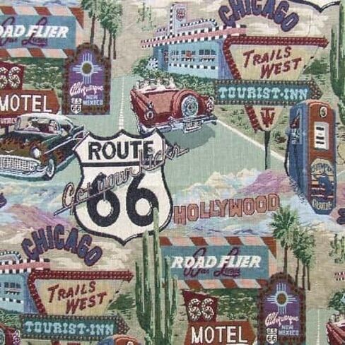 قم بتجديد مساحتك مع السحر القديم لغطاء الفوتون Route 66 الخاص بنا: الطراز الكلاسيكي يلتقي بالراحة! (الحجم الكامل) in Saudi Arabia