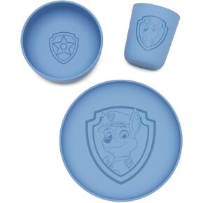 مجموعات أواني طعام Lalo PAW Patrol للأطفال الصغار والأطفال - أدوات مائدة آمنة للغسل في غسالة الأطباق، خالية من البيسفينول A، أطباق للأطفال - تتضمن وعاء وطبق وكوب - 3 قطع - ركام