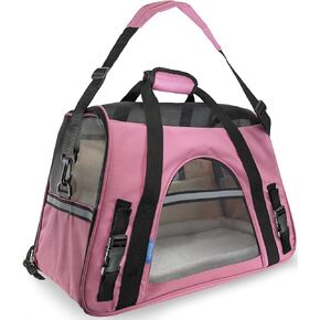 حاملات حيوانات اليفة معتمدة من شركات الطيران من باوز اند بالز مع سرير من الصوف للكلاب والقطط - بيت ناعم الجوانب - مصمم حديثًا لعام 2018 in Kuwait