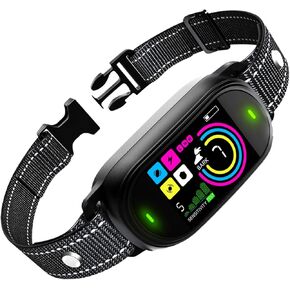 Tesitehi Dog Bark Collar, Bark Collar for Small Medium Large Dogs, Smart AI Dual Recognition Anti Bark Collar, Rechargeable Automatic Stop Dog Barking Collars with 3 Adjustable Shock Modes Activated in Kuwait