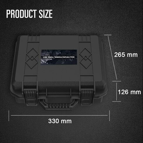 YANTOO Camping Multi-Purpose Tool Kits, Essential Car Rescue Tool Box, Military Folding Shovel, Rescue Kits with Pickaxe, Axe, Compass, Flashlight, etc. in Saudi Arabia