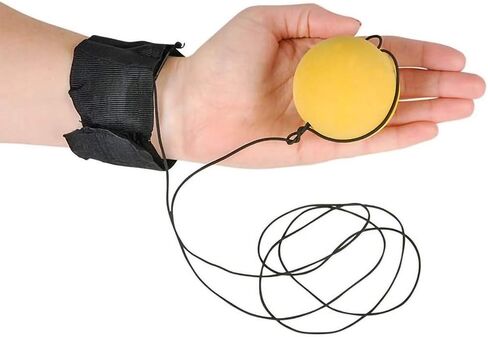 ArtCreativity 2.25 Inch Return Balls, Set of 4, Durable Foam String Attached Rebound Balls, Assorted Colors, Sports Toy Balls for Kids, Party Favors, Gift Idea for Boys and Girls in Saudi Arabia