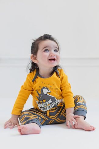 Harry Potter Hufflepuff Slytherin Ravenclaw Baby 4 Pack Jogger Pants Newborn to Infant in Saudi Arabia