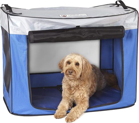 CoolerDog Pop Up Shade Oasis Dog Shade, UV Sun Protection, Medium, Blue in Kuwait