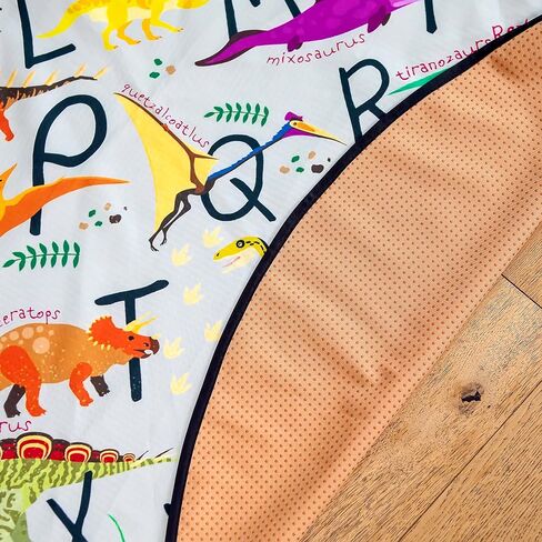 Splat Mat for Baby – Under High Chair Floor Mat Protects Wood, Vinyl and Carpet from Spills – Waterproof 4 Layer Baby Mat with Anti-Skid Backing Deters Bunching and Sliding (51" x 51") in Saudi Arabia