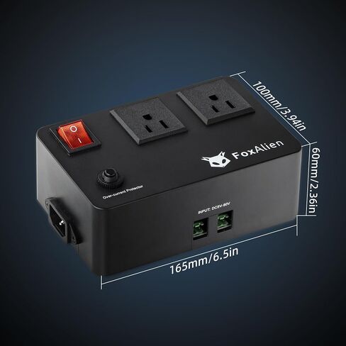 FoxAlien Relay Module Relay Switch for CNC Router Machines, Routers and Dust Collector Synchronously Control (110V US Sockets & Plug, for All FoxAlien Machines) in Saudi Arabia