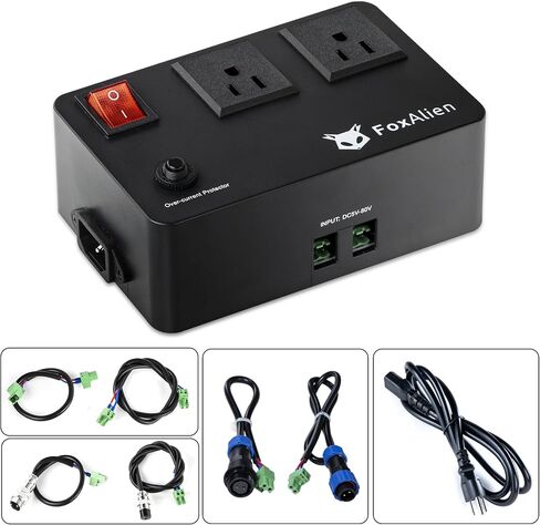FoxAlien Relay Module Relay Switch for CNC Router Machines, Routers and Dust Collector Synchronously Control (110V US Sockets & Plug, for All FoxAlien Machines) in Saudi Arabia