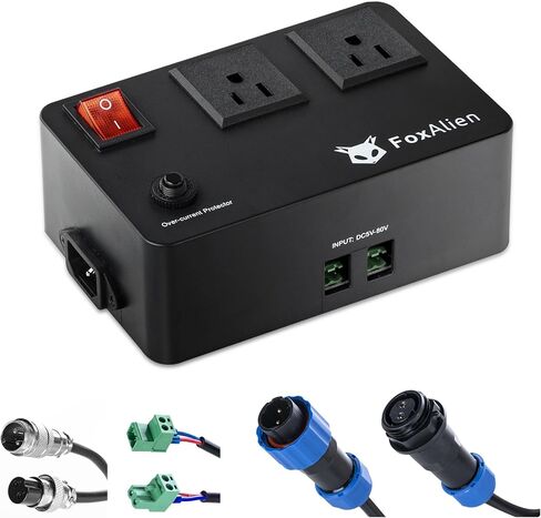FoxAlien Relay Module Relay Switch for CNC Router Machines, Routers and Dust Collector Synchronously Control (110V US Sockets & Plug, for All FoxAlien Machines) in Saudi Arabia