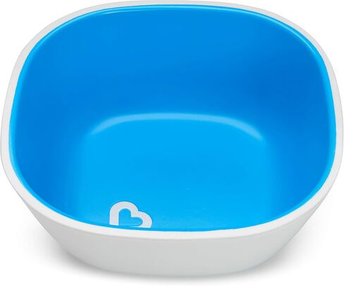 مجموعة مستلزمات تغذية الأطفال الصغار Color Me Hungry مكونة من 7 قطع من Munchkin®، تتضمن أطباق ووعاء وكوب مفتوح وأدوات في صندوق هدايا، باللون الأزرق in Saudi Arabia