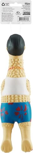 Charming Pet Squawkers Holiday Earl Latex Rubber Chicken Interactive Dog Toy, Large in Kuwait