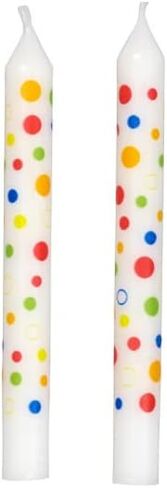 شموع Wilton Candles، حفلة بنقاط جميلة، 12 قطعة in Saudi Arabia