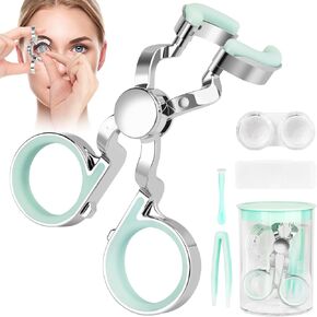 سوتنغ مجموعة ادوات ازالة العدسات اللاصقة وادخال العدسات اللاصقة مع كوب شفط ومزيل للعدسات اللاصقة وملاقط وحافظة للعدسات اللاصقة، سهلة الادخال او ازالة العدسات اللاصقة in Kuwait