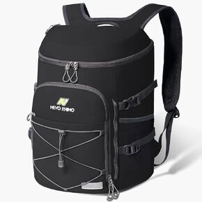 N NEVO RHINO Insulated Backpack Cooler - 36/54 Can Capacity, Waterproof Leak-Proof Lightweight Multi-Functional & Spacious， Ideal for Camping, Travel, Beach, Picnics， Lunch & Day Trips