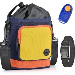 GOEWY Dog Treat Pouch Dog Training Pouch Bag with Drawstring Closure Treat Pouches for Pet Training Waist Belt Dog Waliking Bag Puppy Treat Bags for Dogs Poop Bag Dispenser Hands-Free Training in Kuwait