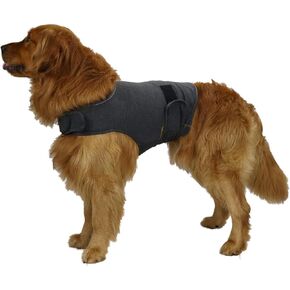 KittyStar Breathable Dog Shirt for Thunderstorm, Dog Anxiety Vest Jacket Warp,Puppy Calming Coat Anxiety Relief (S,Pink)
