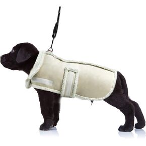 Dog Winter Jacket, Warm Windproof Dog Sweaters for Small Dogs, Thick Apparelf Fleece Coat for Medium Large Dogs (X-Small) in Saudi Arabia