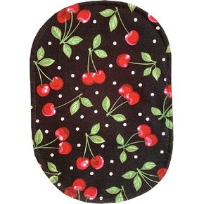 WRKDesigns Ostomy Bag Cover Cherries Red, Black, Green in Saudi Arabia