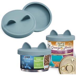 OHMO Cat Food Can Lids for 3oz Small Pet Cans, 2pcs, Sage Green in Saudi Arabia