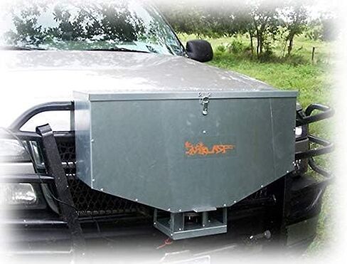 Wildlife Road Feeder,Galvanized Steel,100-pound- Deer Feeder to Feed Game Deer Corn, ATV Or Truck Spreader in Saudi Arabia