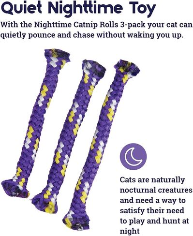 ألعاب القطط من Catstages Nighttime Catnip Rolls - 3 عبوات in Kuwait