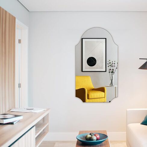 مراة مكياج للحائط مقاس 20 × 36 انش لتزيين غرفة المعيشة والحمام وغرفة النوم in Kuwait