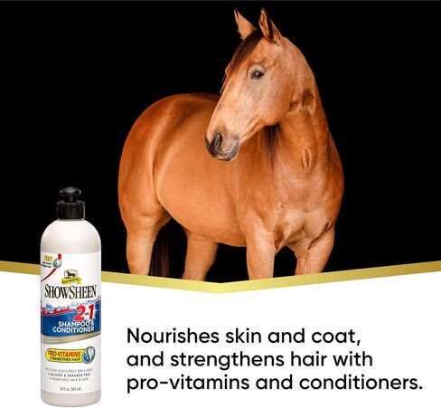 Absorbine ShowSheen 2-in-1 Shampoo & Conditioner, Sulfate and Paraben-Free, 20oz in Saudi Arabia
