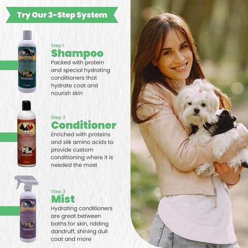 Best Shot The MAXX Ultra Concentrate Miracle Detangler and Conditioner, Moisturizing Conditioner for Pets, Hypoallergenic, 8.5 Oz. in Kuwait