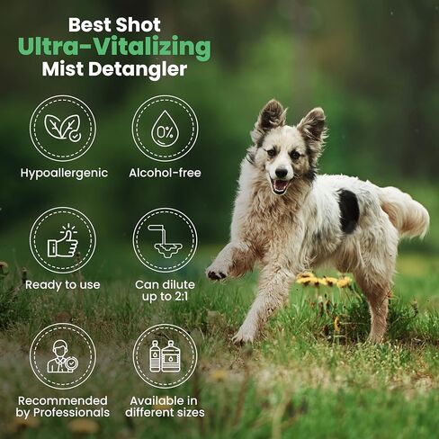 Best Shot The MAXX Ultra Concentrate Miracle Detangler and Conditioner, Moisturizing Conditioner for Pets, Hypoallergenic, 8.5 Oz. in Kuwait