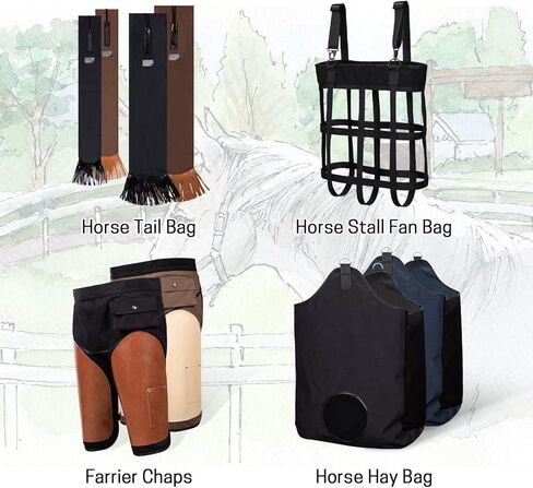 حقيبة ذيل الحصان ZELARMAN ، أغطية ذيل قابل للتعديل للحصان ، غطاء ذيل الحصان مع شراشيب in Kuwait