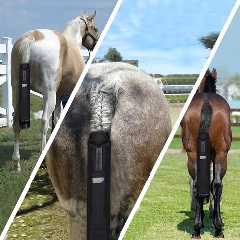 حقيبة ذيل الحصان ZELARMAN ، أغطية ذيل قابل للتعديل للحصان ، غطاء ذيل الحصان مع شراشيب in Kuwait