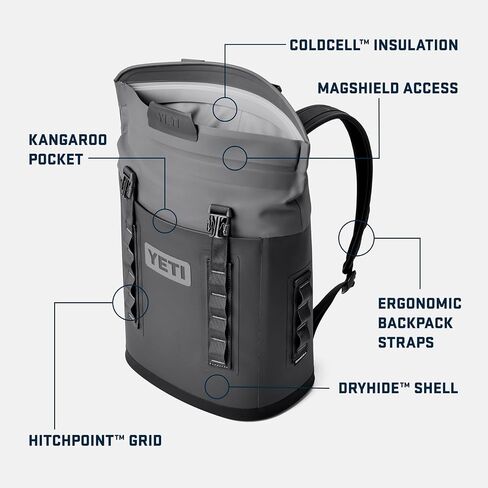 حقيبة ظهر من سلسلة YETI Hopper M مبردات ناعمة الجوانب مع إمكانية الوصول إلى MagShield in Saudi Arabia