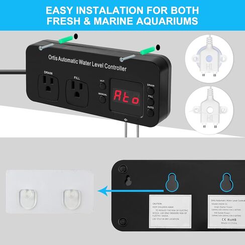 نظام اغلاق تلقائي، وحدة اعادة تعبئة المياه من اوريتيس للتحكم في مستوى المياه وتغيير المياه تلقائيا لحوض السمك وحوض السباحة والمياه المالحة والعذبة، وحفر مضخة الحوض in Kuwait