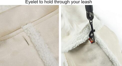 Dog Winter Jacket, Warm Windproof Dog Sweaters for Small Dogs, Thick Apparelf Fleece Coat for Medium Large Dogs (X-Small) in Saudi Arabia