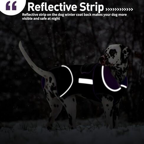 denterun عكسها الشتاء الدافئة الكلب سترة عاكسة يندبروف دافئ الطقس البارد جرو معطف طارد المياه سترة سميكة الصوف الملابس مع تسخير / المقود ثقب لX-كبيرة الكلاب سنوسويت، الأحمر in Kuwait