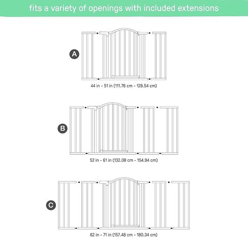 سمر انفانت بوابة توسيع معدنية طويلة للغاية بطول 6 اقدام in Kuwait