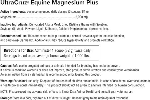 UltraCruz Equine Magnesium Plus, 10 lb (sc-550687) in Kuwait