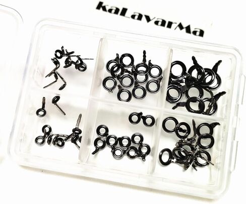 كالافرما صنارة صيد السمك LS أدلة مركز سيراميك صغير للغاية قضبان صيد حلقية أدلة الصب/قضيب الغزل أدلة السيراميك الفولاذ المقاوم للصدأ 60 قطعة in Kuwait