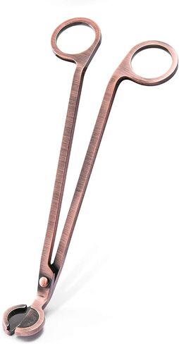 NA Candle Wick Trimmer, Polished Stainless Steel Wick Cutter Wick Clipper Wick Scissors for You to Safely Remove The Spent Wicks, Controllable The Candle Flame and Cleaner Burning (Antique Copper) in Saudi Arabia