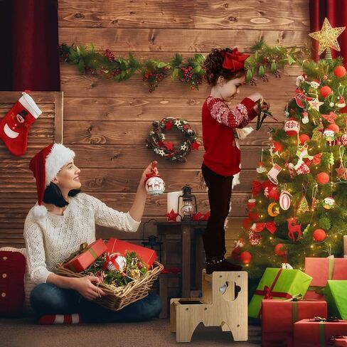 مقعد خشبي للأطفال الصغار، مقعد بوداني ذو خطوتين للبالغين مع 4 وسادات مضادة للانزلاق وسجادتين، مقعد خشبي لحوض الحمام، ومقاعد المطبخ والتدريب على استخدام الحمام في غرفة النوم (طبيعي) in Kuwait