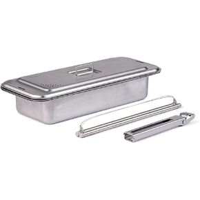 Wolf and Grizzly Grill Edition Kit | Camping Grill for Backpacking, Camping and Bushcraft | The Perfect Compact, Folding Grill for Your Next Adventure | Camping Grill Grate Over Fire/Campfire Grill
