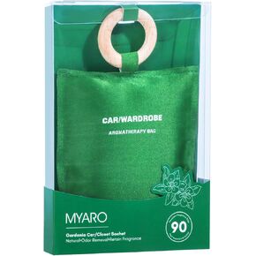 MYARO Gardenia Large Scented Sachet for Drawers and Closets Car Air Freshener Long-Lasting Hanging Potpourri Bags Closet Deodorizer Odor Eliminator Room Fresheners Home Fragrance