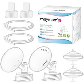 Maymom Pump Parts Compatible with Spectra S2 Spectra S1 Spectra 9 Plus Breastpump, Flange (19mm) Valve Tubing Backflow Protector, Not Original Spectra Pump Parts Not Original Spectra S2 Accessories
