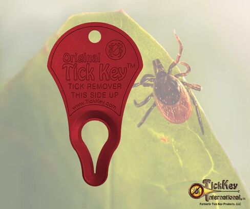 The Original Tick Key -Tick Detaching Device - Portable, Safe and Highly Effective Tick Detaching Tool - 3 Pack (Earth) in Saudi Arabia