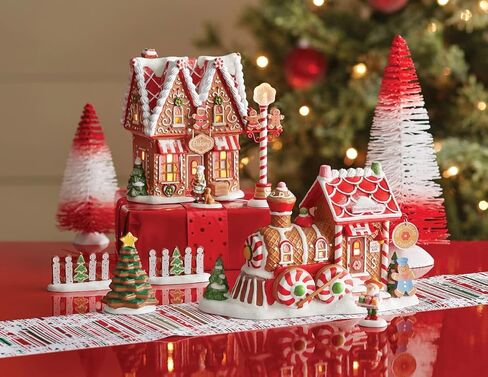 Department 56 North Pole Village Gingerbread Bakery Lit Building, 6 Inch, Multicolor in Saudi Arabia